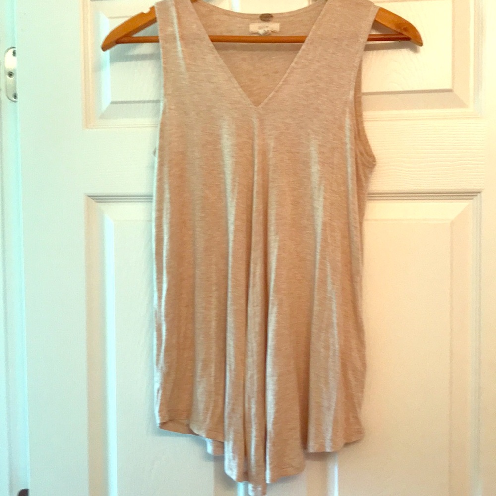T-shirt material, flowing  tank top size S
